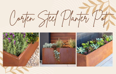 corten steel planter manufacturer